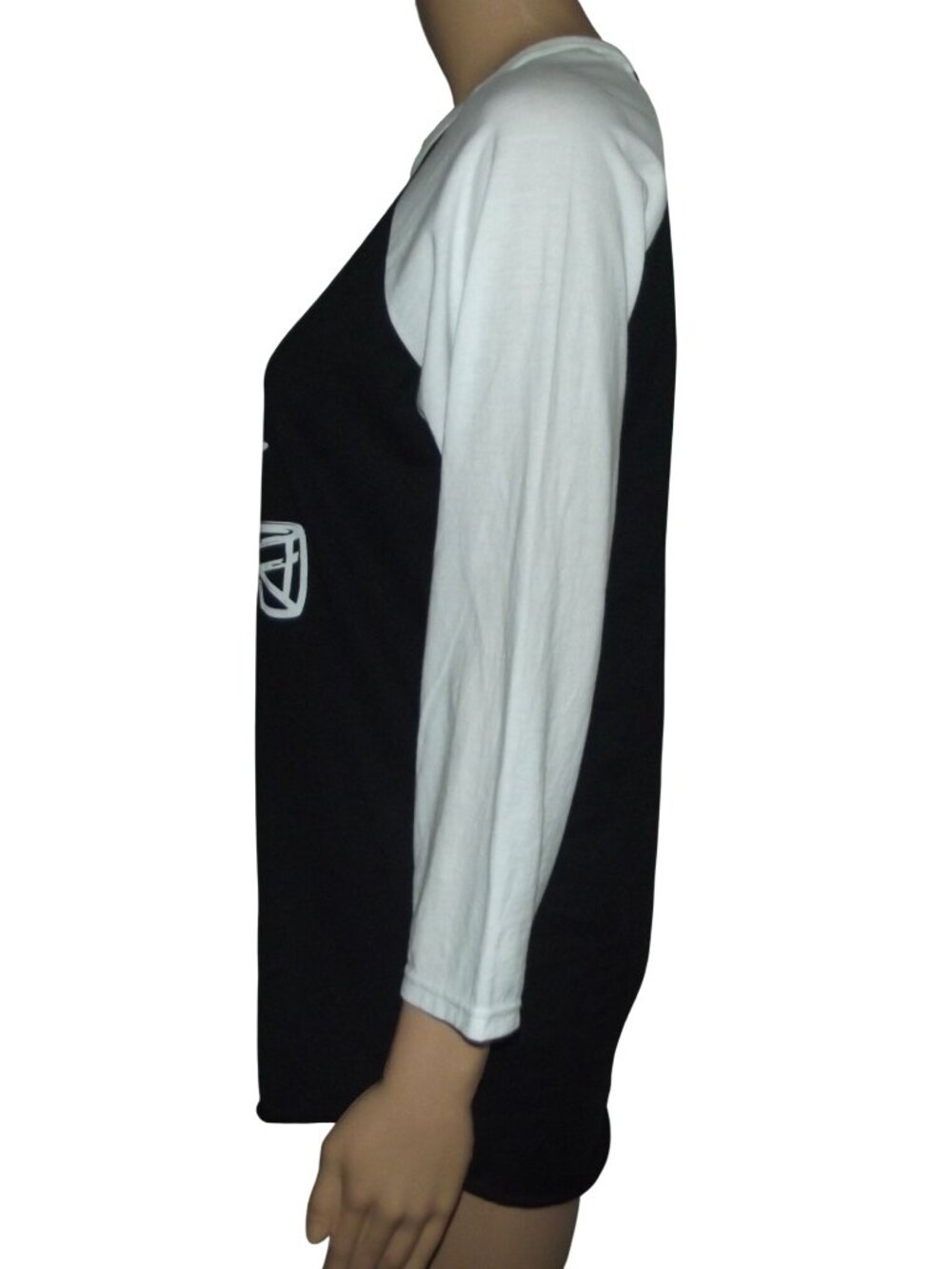 Ohio State Football T-Shirt Womens Size Small black white Buckeye Nation basebal - Picture 7 of 11